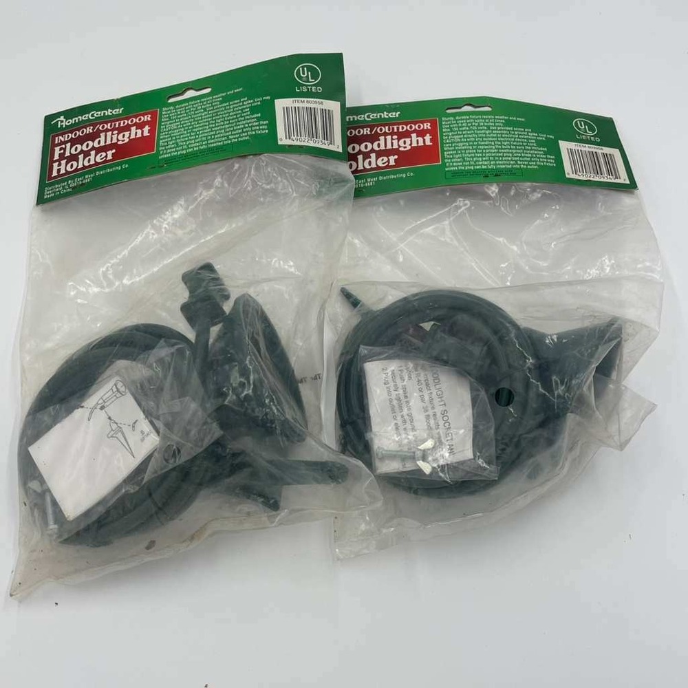 HomeCenter Indoor Outdoor Floodlight Holder Spotlight Socket New Green